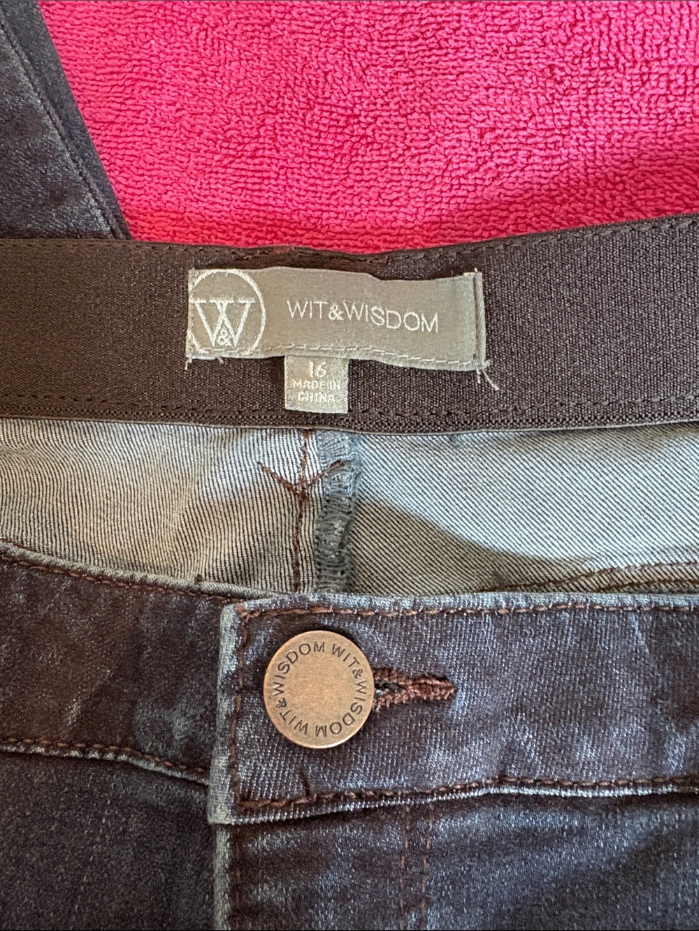 Wit & Wisdom Dark Indigo Straight Leg Jeans - Picture 4 of 7